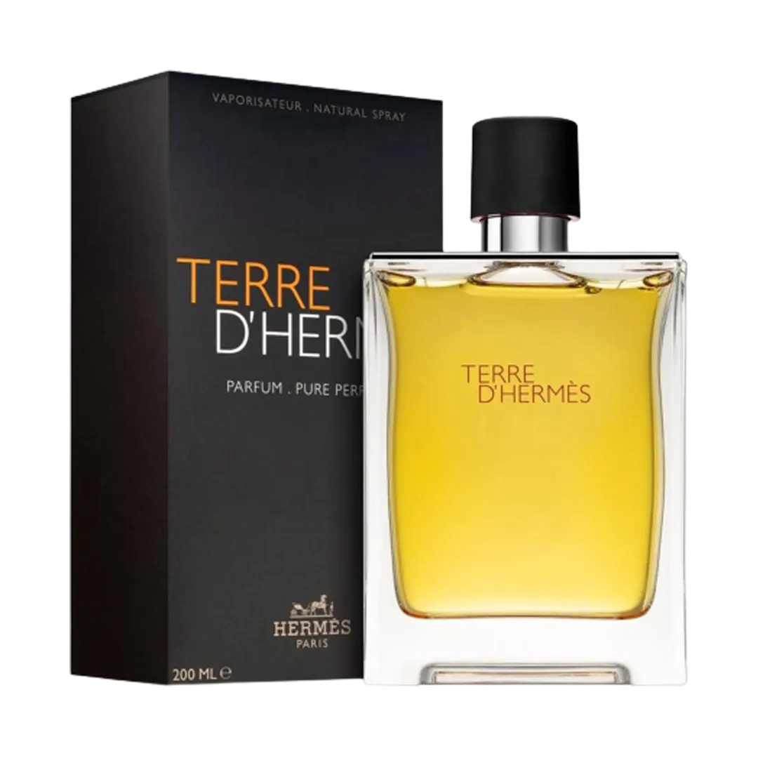 Hermes Terre D'hermes Parfum Pure Perfume Pour Homme - 2 Sizes - Medaid