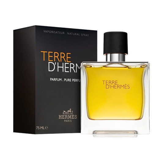 Hermes Terre D'hermes Parfum Pure Perfume Pour Homme - 2 Sizes - Medaid