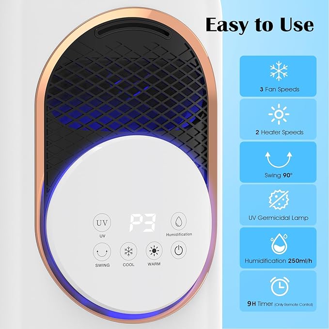 مكيّف متعددة الوظائف – تبريد وتدفئة مع نظام تحكم ذكي