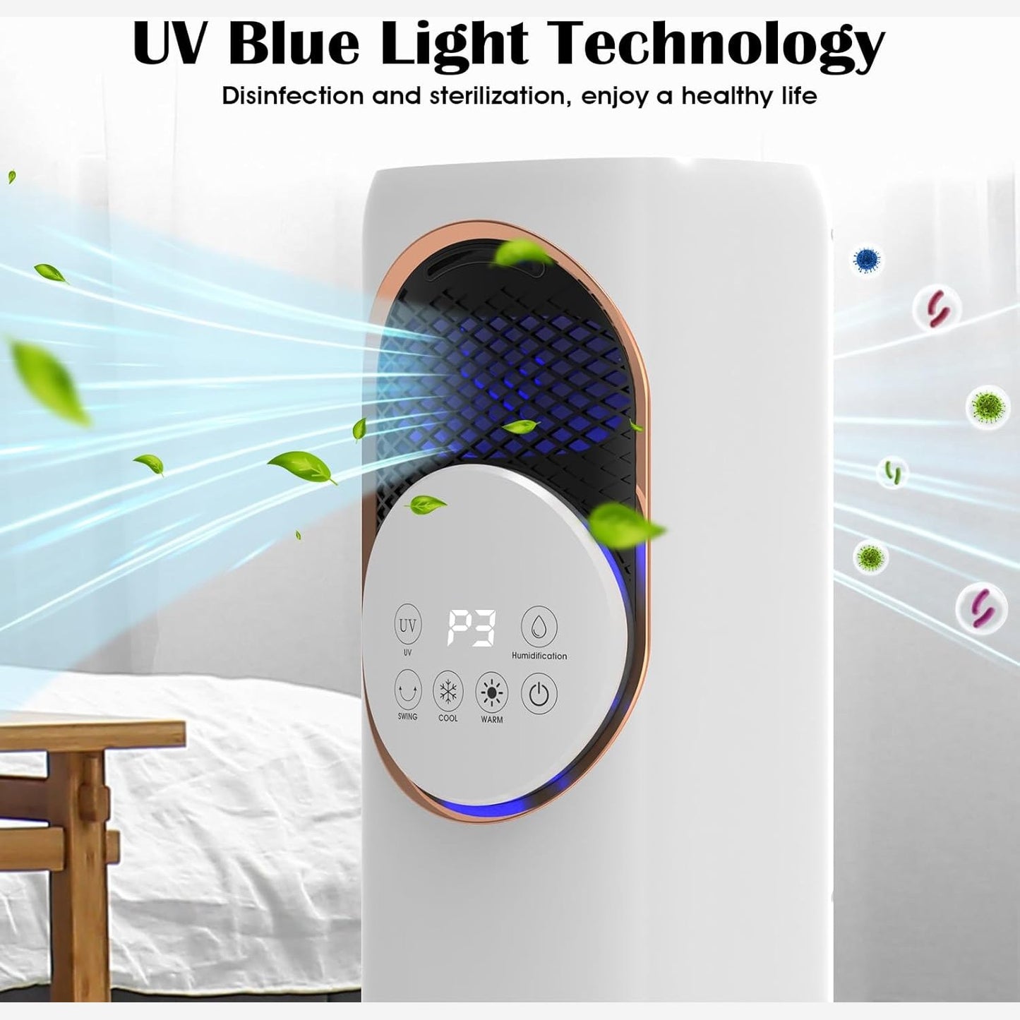 مكيّف متعددة الوظائف – تبريد وتدفئة مع نظام تحكم ذكي