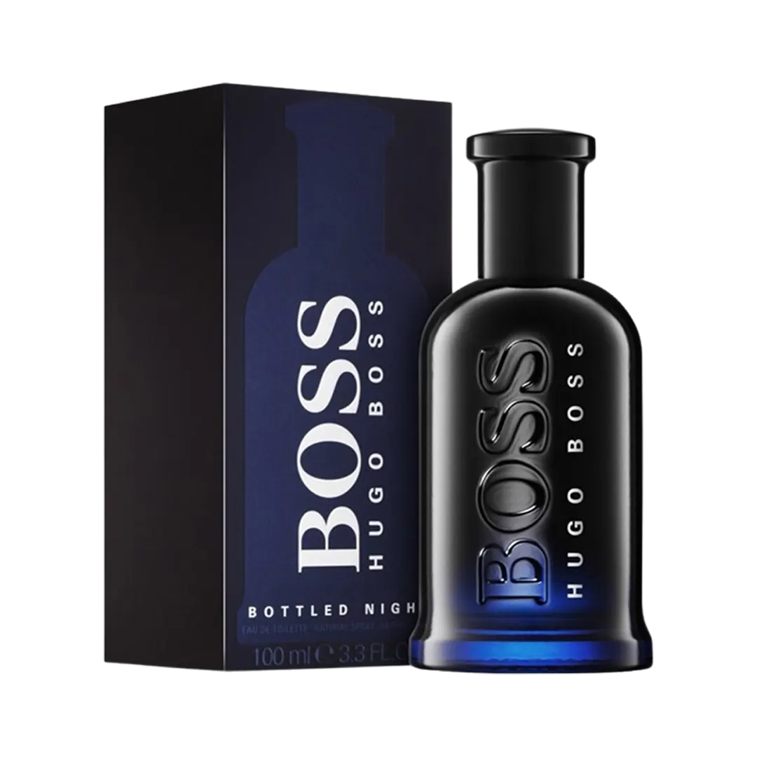 Hugo Boss Bottled Night Eau De Toilette Pour Homme - 2 Sizes - Medaid