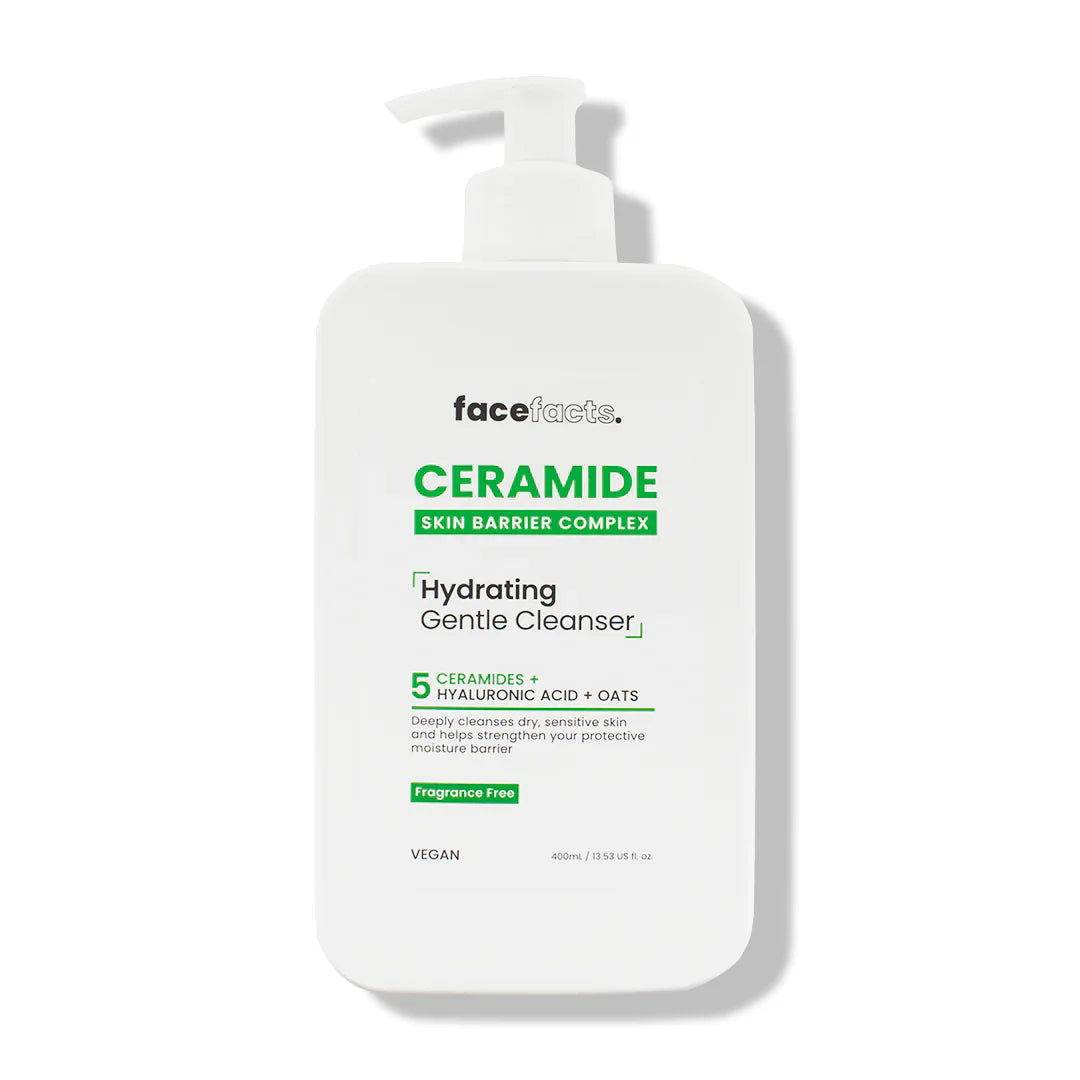 Face facts ceramide skin barrier complex hydrating gentle cleanser 400ml - Medaid International