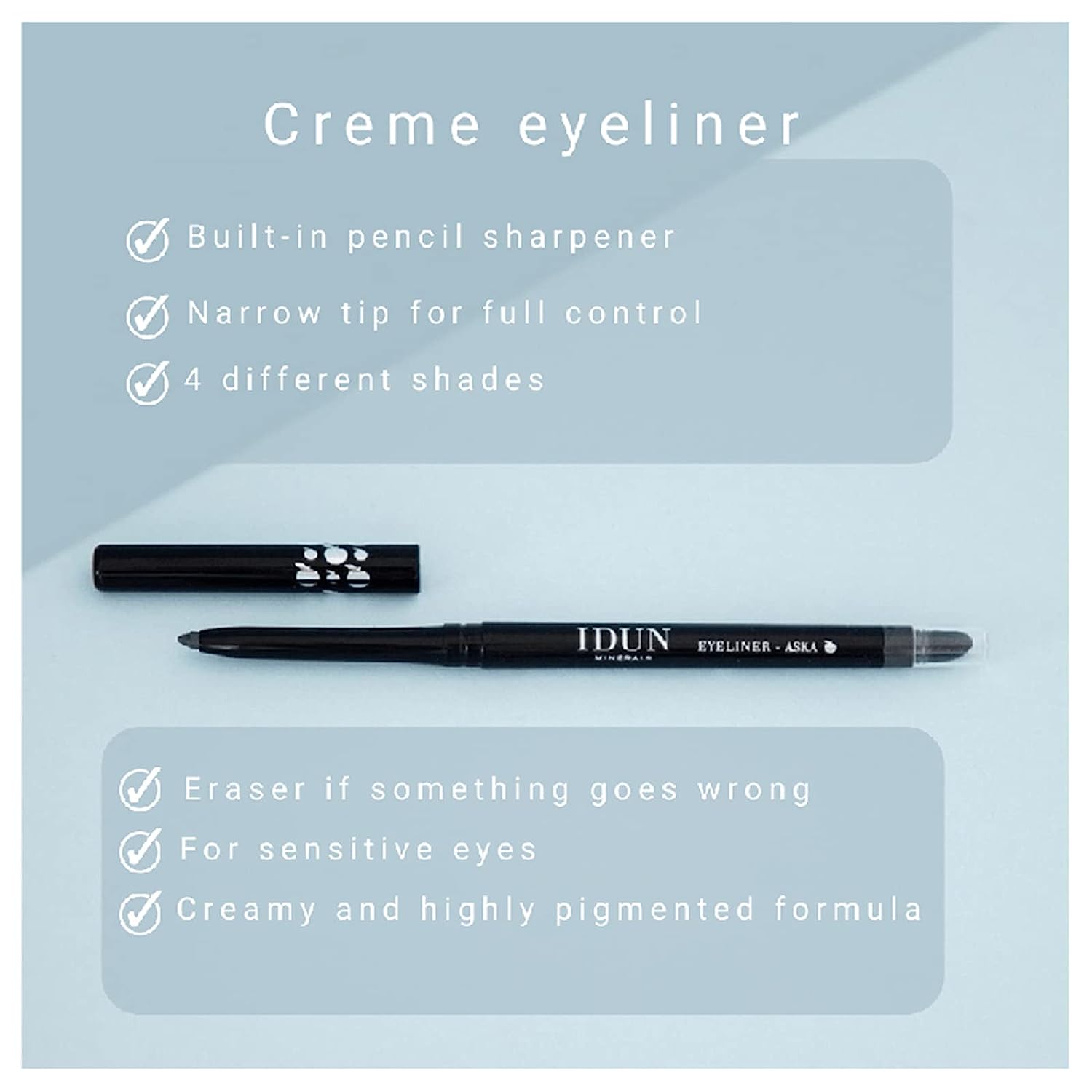 IDUN MINERALS - Creamy Eyeliner - 0.35 g - Medaid International