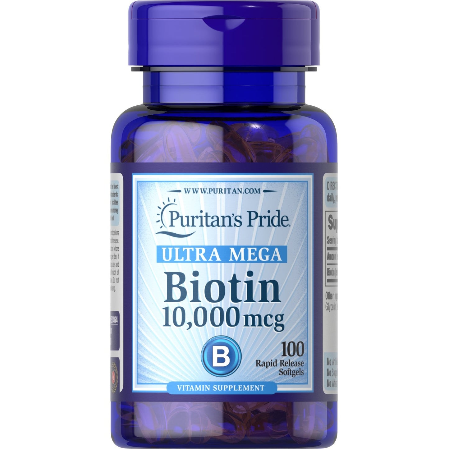 Puritan’s Pride Biotin 10,000mcg - Medaid - Lebanon