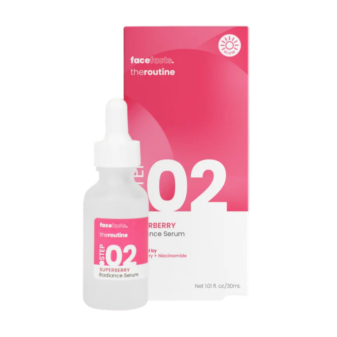 Face Facts The Glow Routine - Superberry Radiance Serum - Medaid