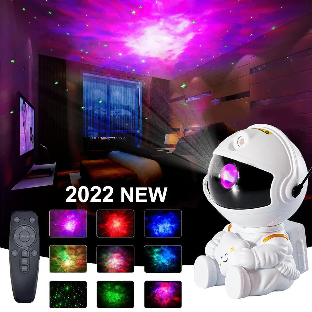 Nebula Astronaut LED Galaxy Starry Sky Projector Night Lamp - Medaid International