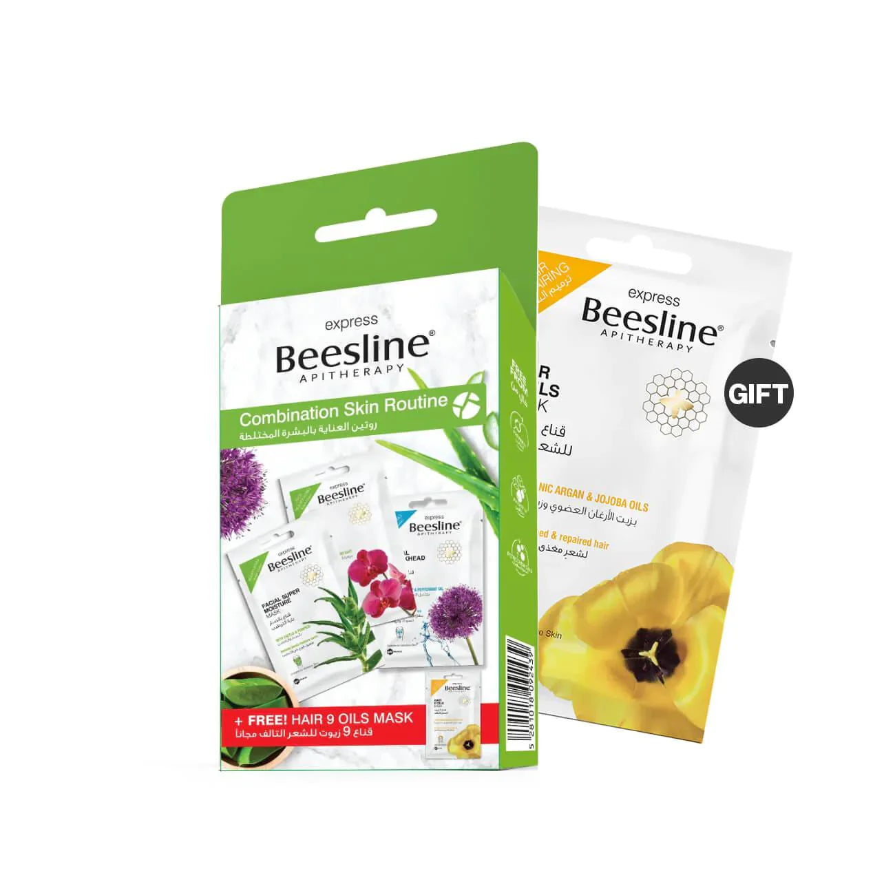 Beesline Combination Skin Routine + FREE Hair 9 Oils Mask - Medaid