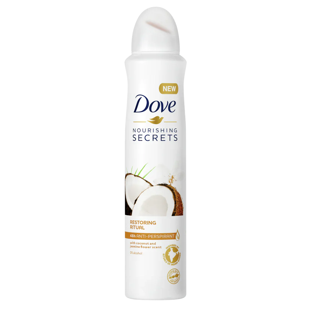 DOVE COCONUT & JASMINE ANTIPERSPIRANT DEODORANT 150ML - Medaid