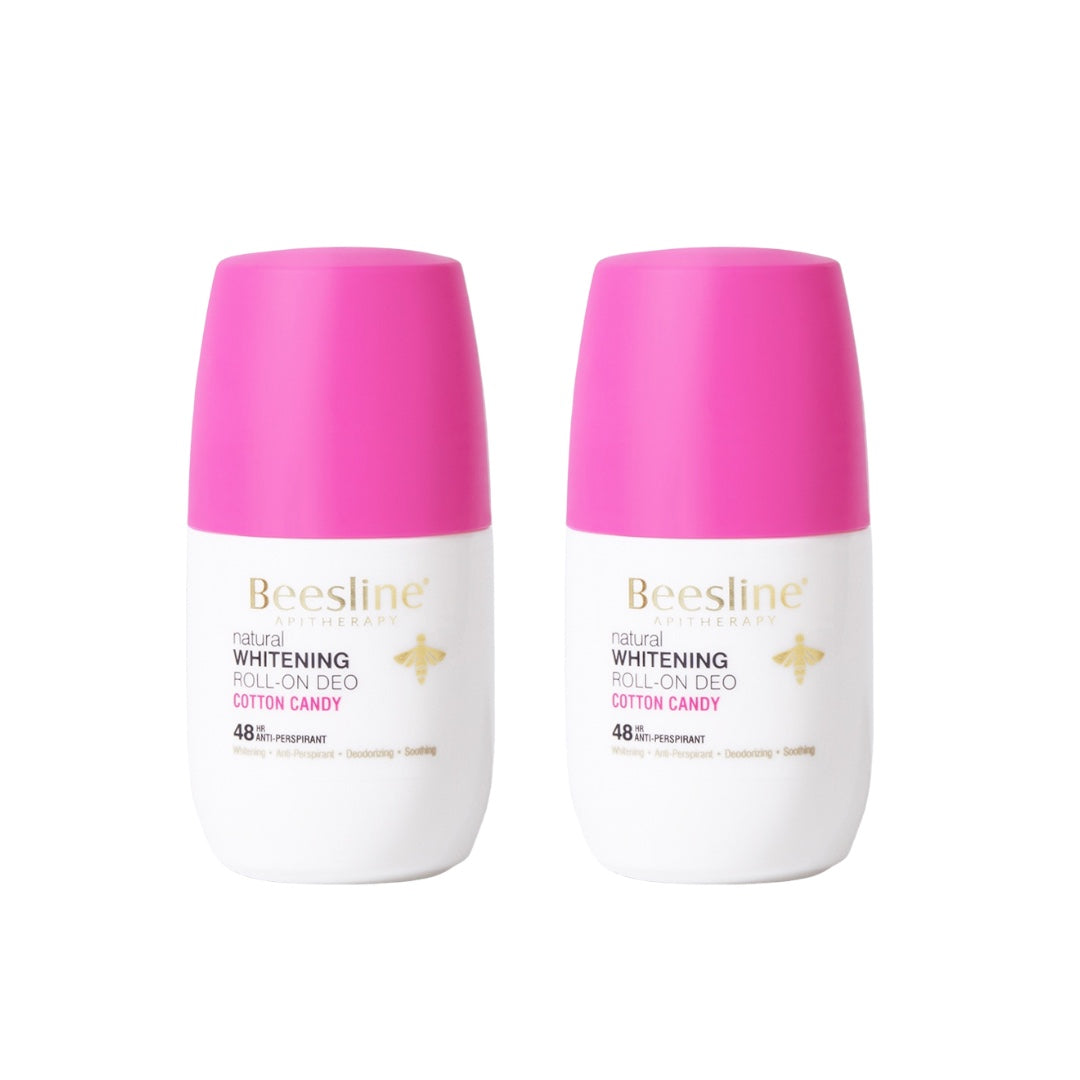 Beesline 1+1 WHITENING ROLL-ON DEODORANT - COTTON CANDY - Medaid