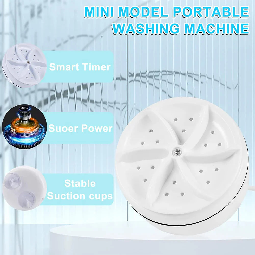 Newtic Ultrasonic Turbine Mini Washing Machine - Medaid International