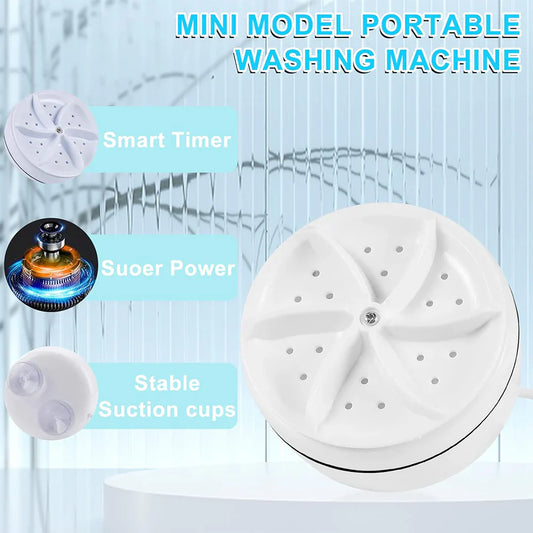 Newtic Ultrasonic Turbine Mini Washing Machine - Medaid International