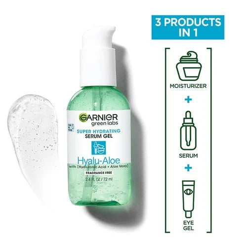 Hyalu-Aloe Super Hydrating 3 in 1 Serum Gel with Hyaluronic Acid + Aloe Vera - Medaid International