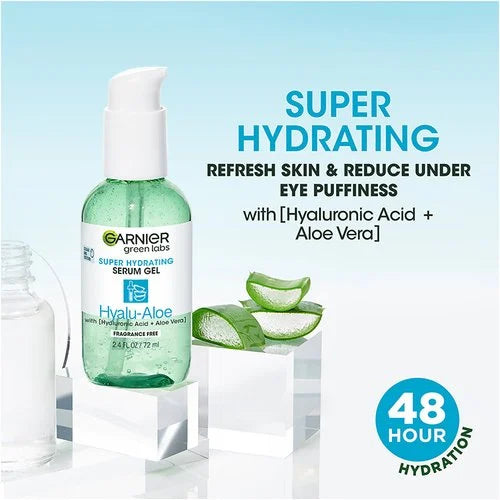 Hyalu-Aloe Super Hydrating 3 in 1 Serum Gel with Hyaluronic Acid + Aloe Vera - Medaid International