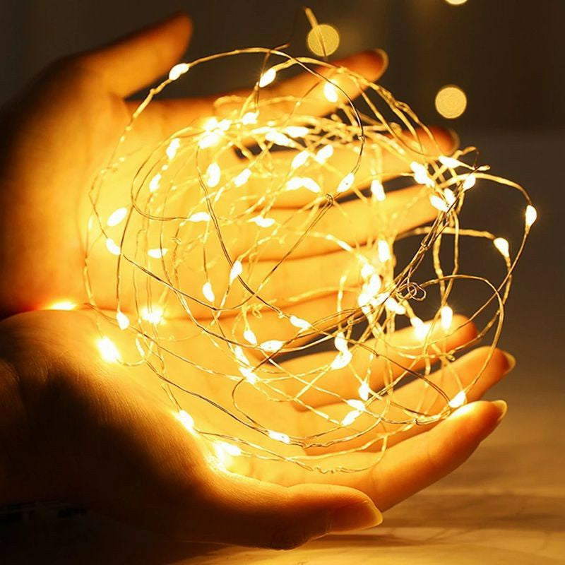 500 LED Fairy Copper String Lights 50 Meter Waterproof Multicolors Light Christmas - Medaid International