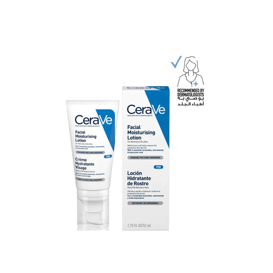 CERAVE Facial Moisturizer Lotion PM 52ML - Medaid International