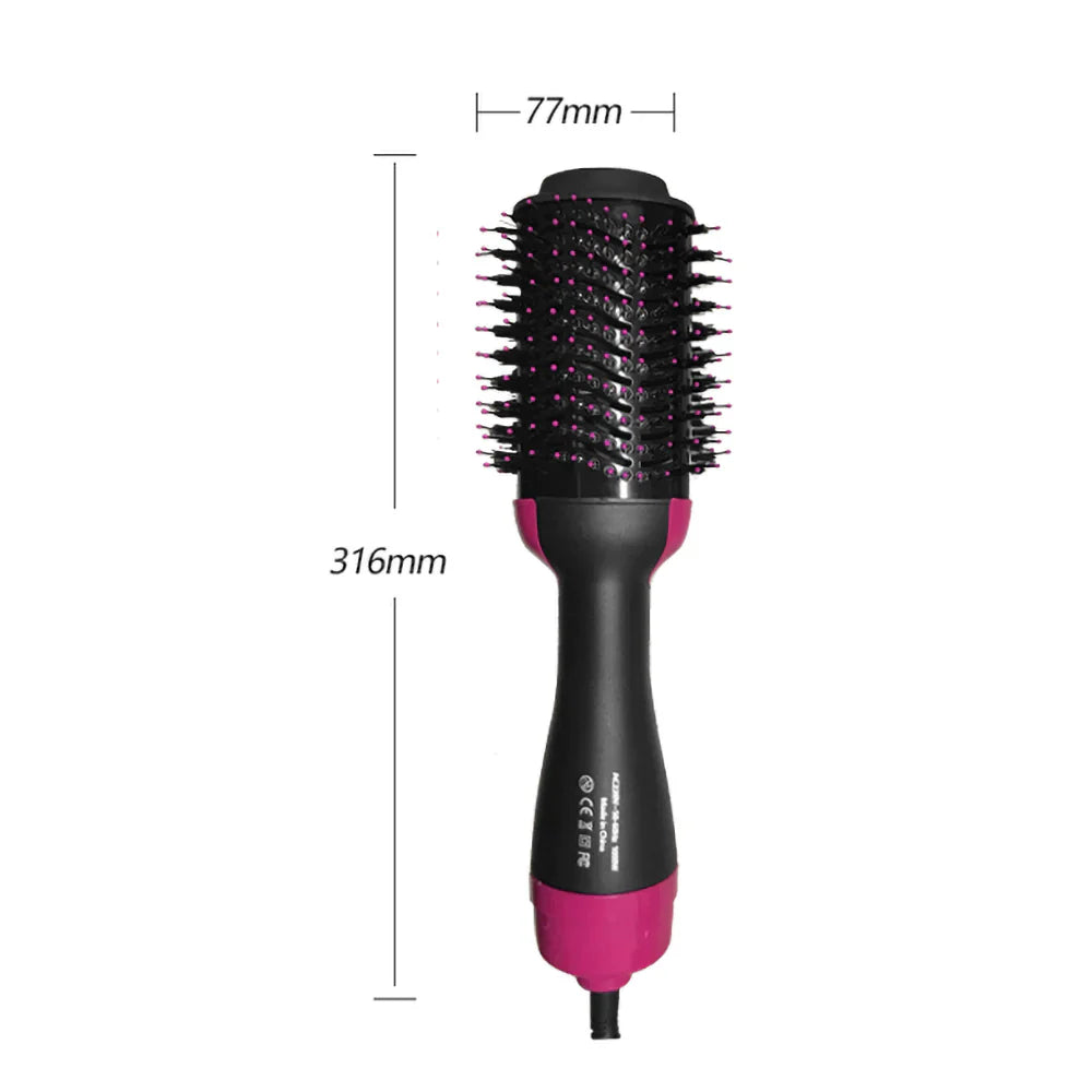 Hair Dryer And Styler Hot Air Brush- 1000W - Medaid International