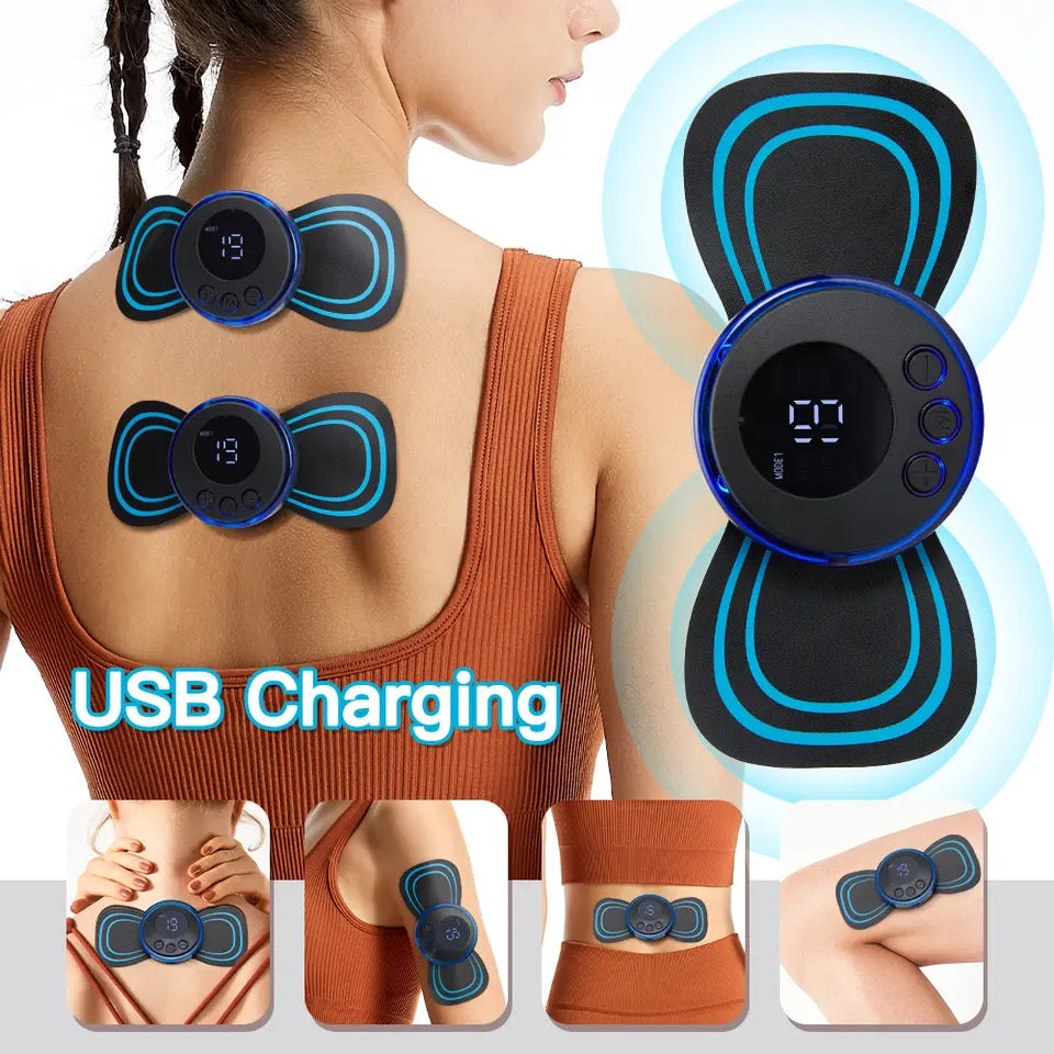 EMS Mini Portable Electric Neck, Back & Body Pain Relief Massager - Medaid International