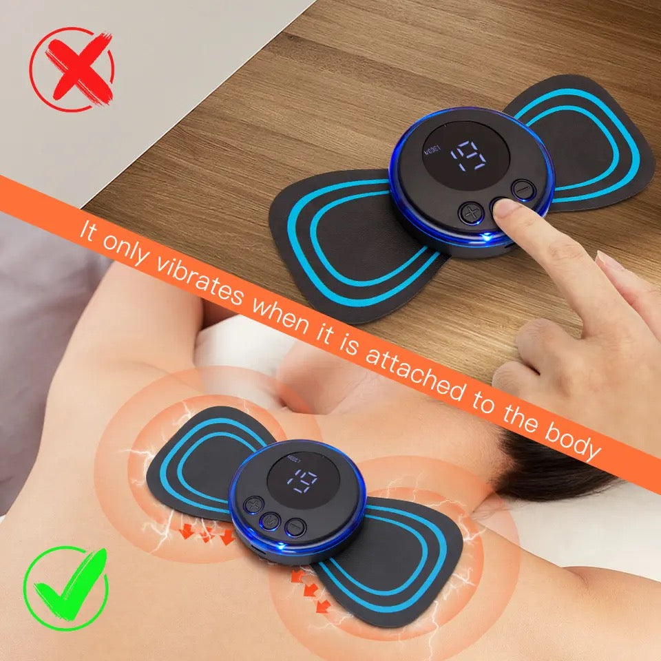 EMS Mini Portable Electric Neck, Back & Body Pain Relief Massager - Medaid International