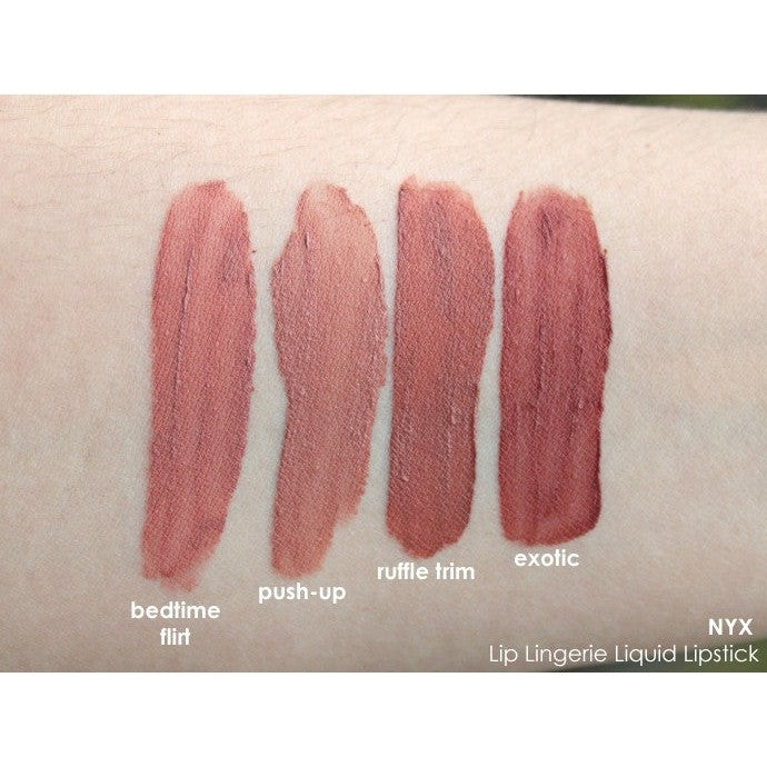 NYX PROFESSIONAL MAKEUP - Lip Lingerie Matt Liquid Lipstick Exotic - Medaid International