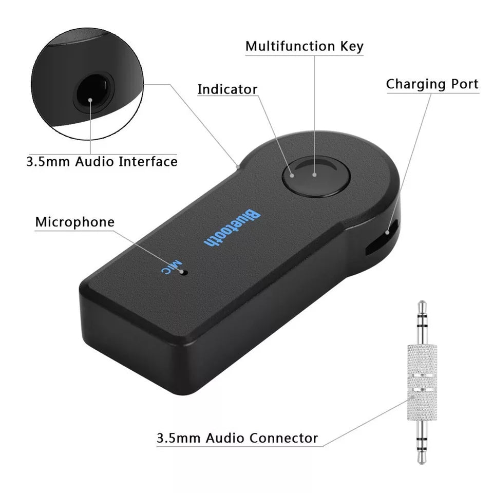 Car Bluetooth Aux Receiver - Medaid International