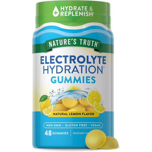 Electrolyte Gummies for Hydration - Nature's Truth | Vegan, GMO & Gluten Free - Medaid - Lebanon