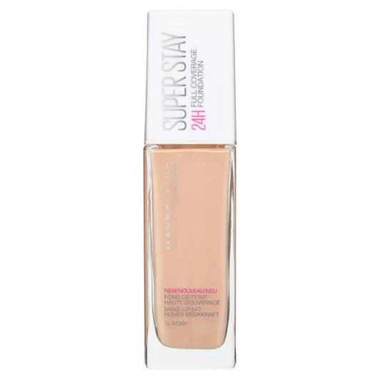 MAYBELLINE SUPERSTAY 24HR FOUNDATION 10 IVORY - Medaid