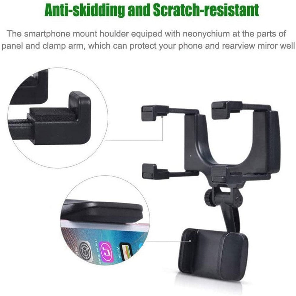 Car Rear View Mirror Mobile Phone Holder - Medaid International