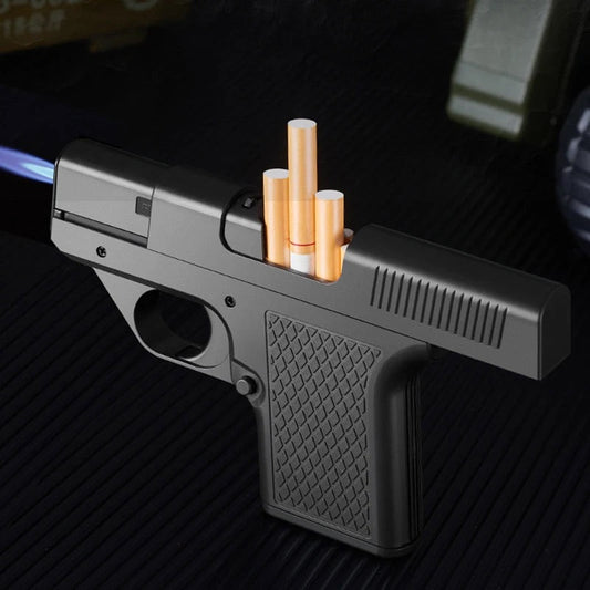Pistol Lighter Torch Gas Gun Lighters Cigarette Case - Medaid International