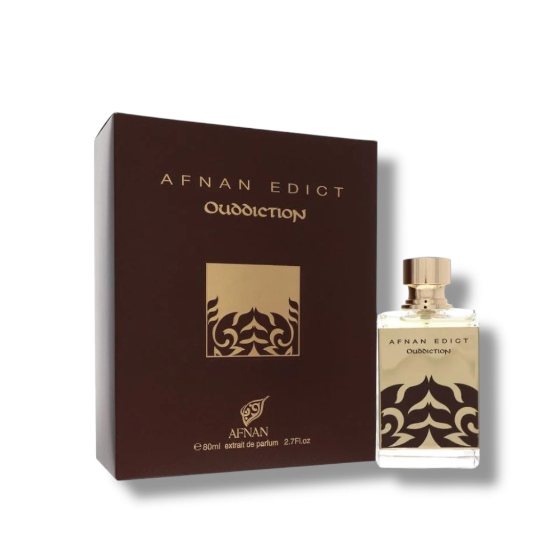 Afnan Edict Ouddiction Unisex Vapo 80ml Parfum - Medaid International