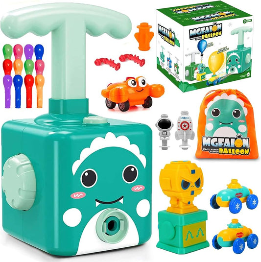 Launcher Tower Balloon Pump Car Toy Set - Medaid International