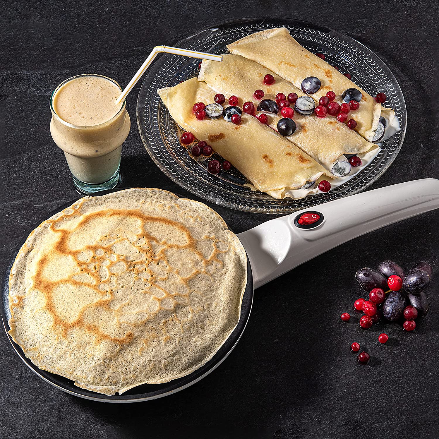 Raf Non-stick Electric Crepe Maker R5208 - Medaid International