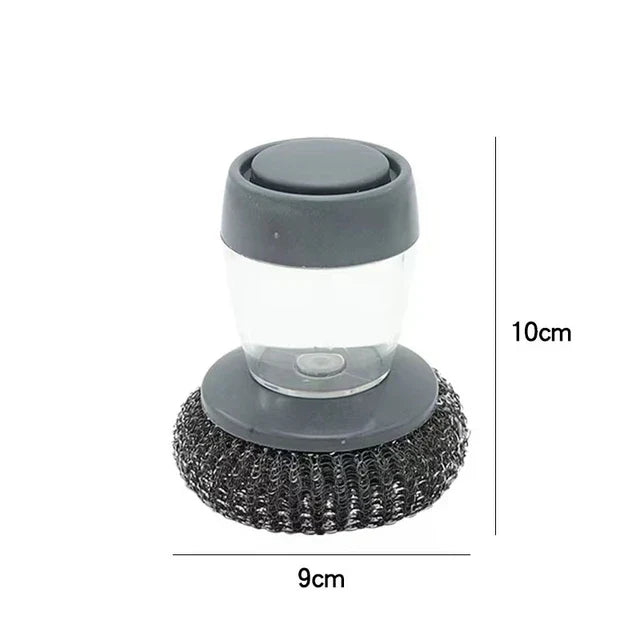 Soap Dispensing Dishwashing Brush Kitchen Cleaning - Medaid International