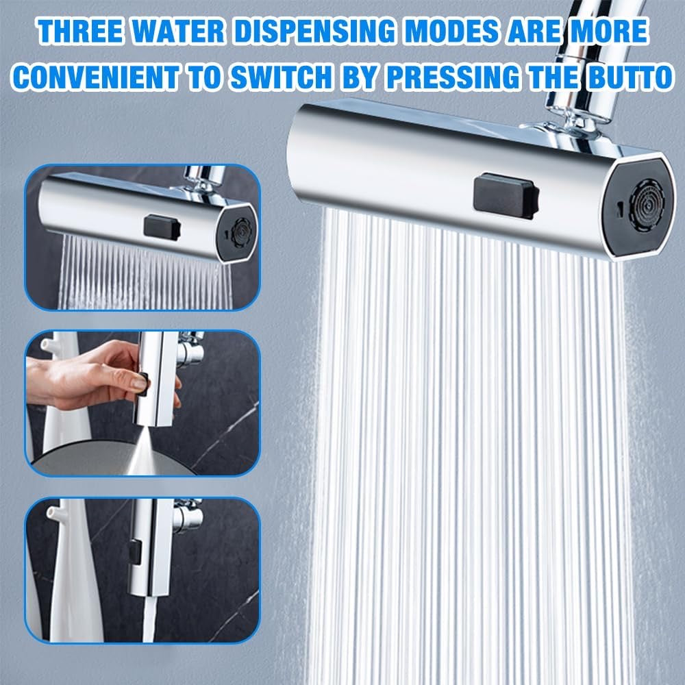 3 in 1 Waterfall Kitchen Faucet - Medaid International