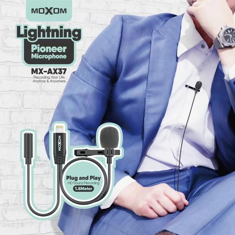 Moxom Aux Microphone 1.5 Meter - Medaid International