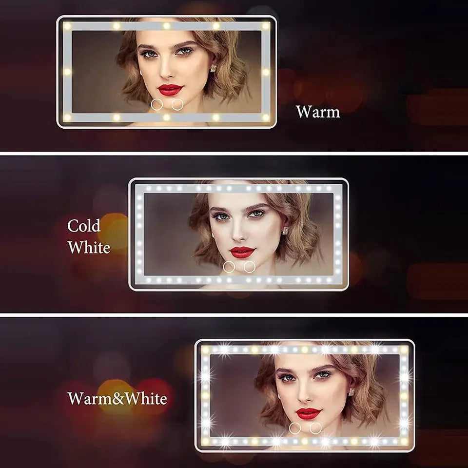 Car Mirror Vanity Led
Rechargeable 3 Color - Medaid International