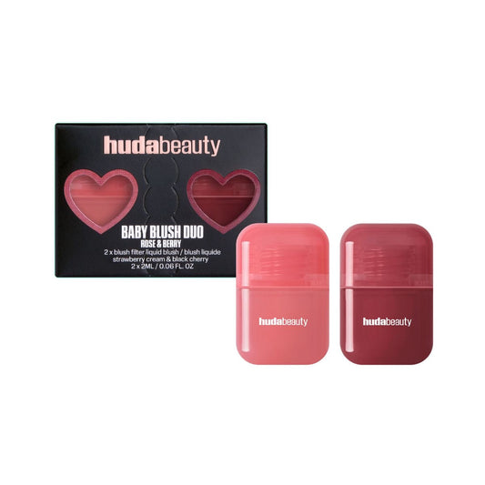 Huda Beauty Baby Blush Duo Rose And Berry - Medaid International