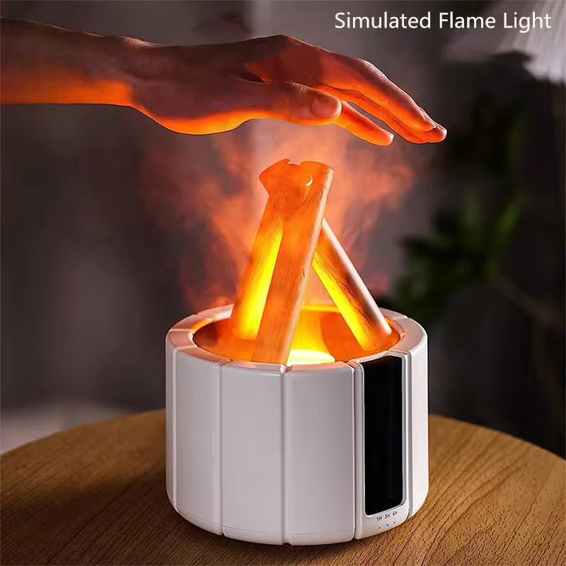 Air Humidifier Aroma Diffuser Ultrasonic Bonfire Flame Light - Medaid International