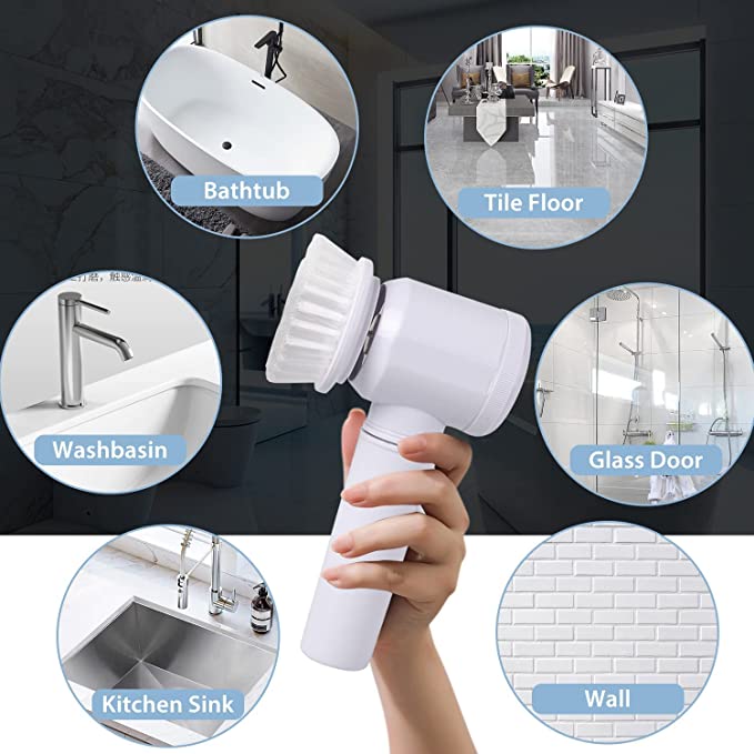 5 In 1 Multifunctional Electric Magic Cleaning Brush - Medaid International