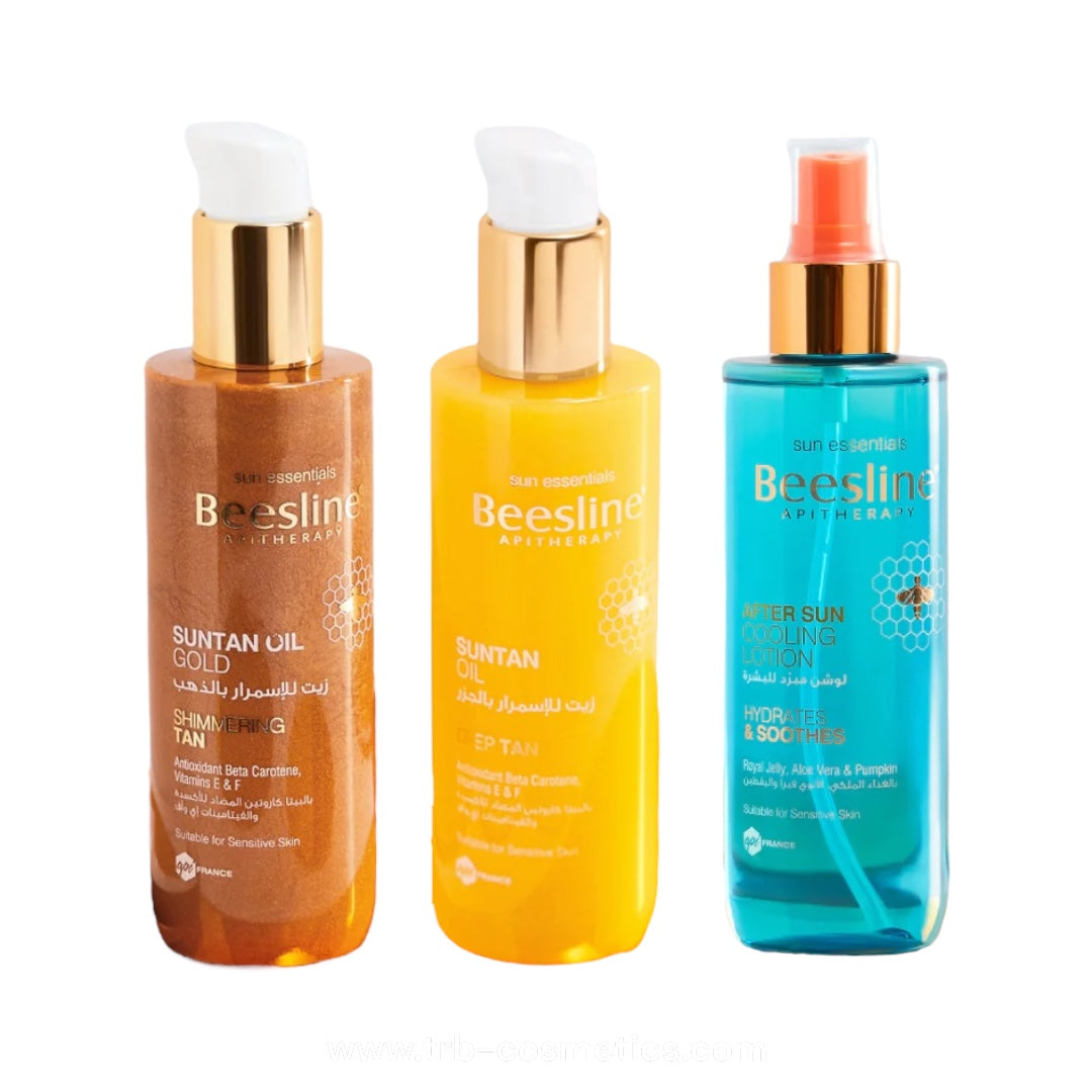 Beesline offer -Suntan oil gold - suntan oil jelly - aftersun - Medaid