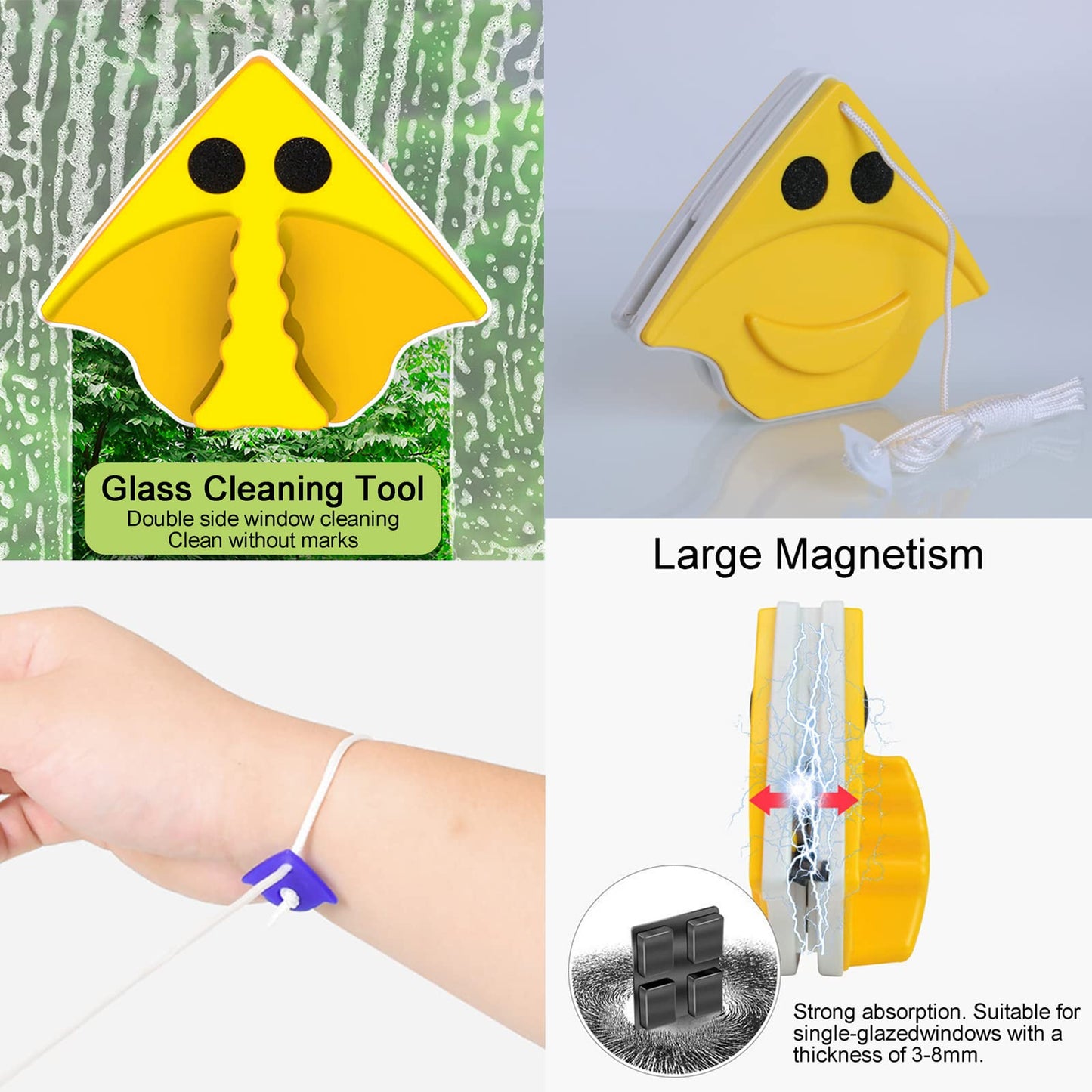 Double Sided Window Glass Cleaner - Medaid International