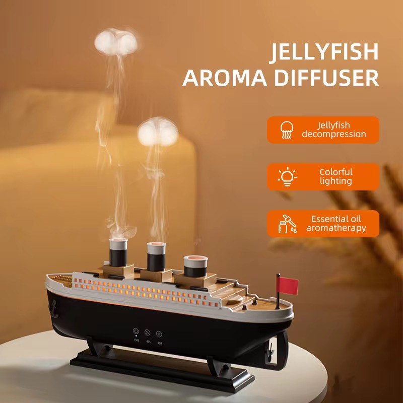 üö¢ Titanic Humidifier & Essential Oil Diffuser ‚Äì Aromatherapy - Medaid International