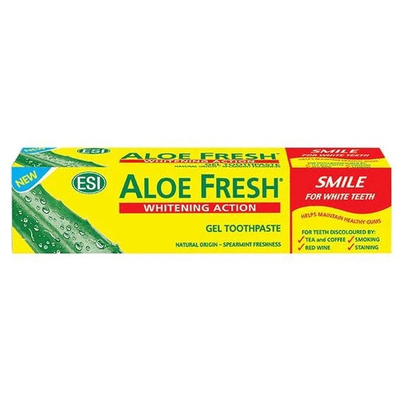 ESI Aloe Fresh gel toothpaste for white teeth - Medaid International