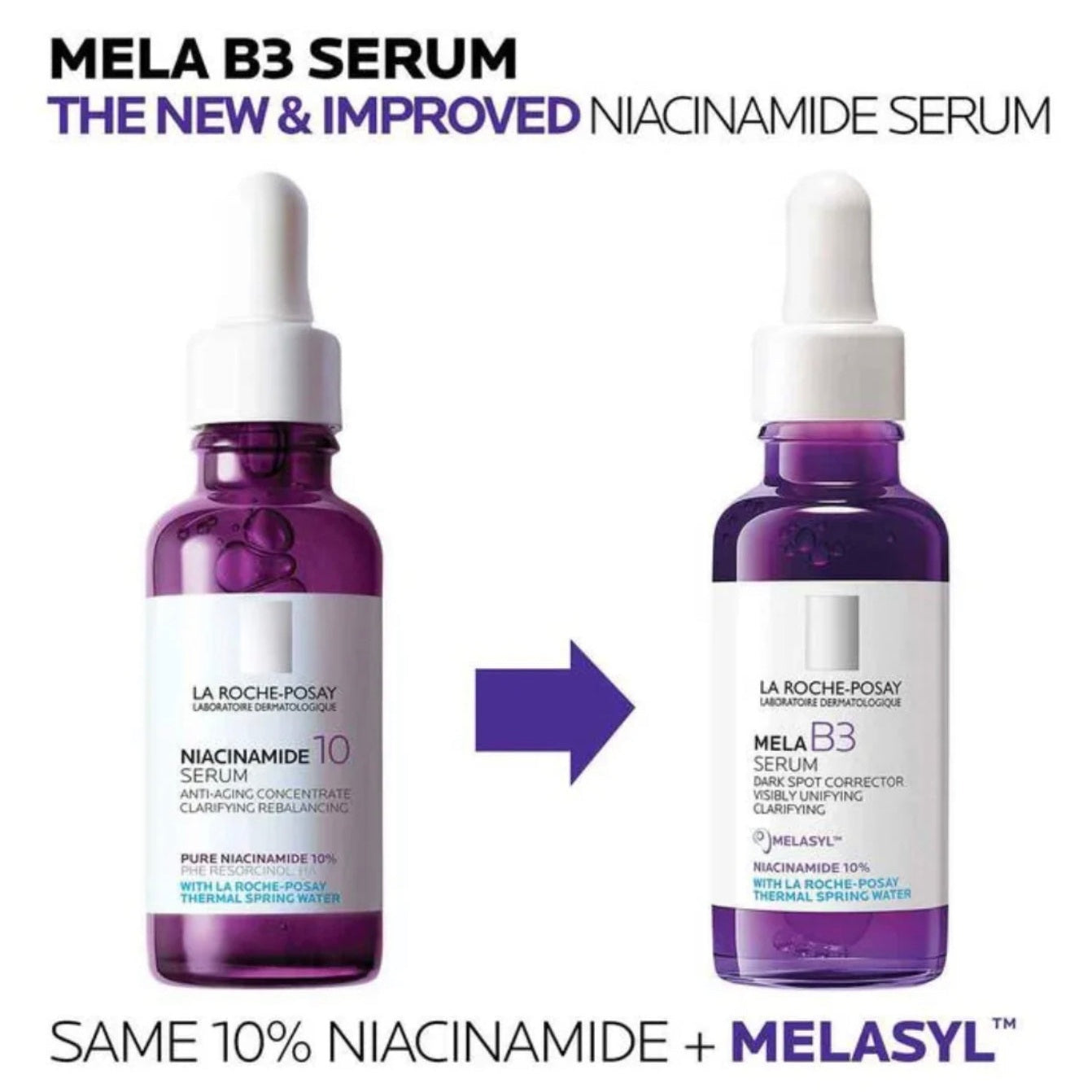 LRP Mela B3 Anti-Dark Spots Concentrate Serum With Niacinamide For All skin Types 30ml - Medaid International
