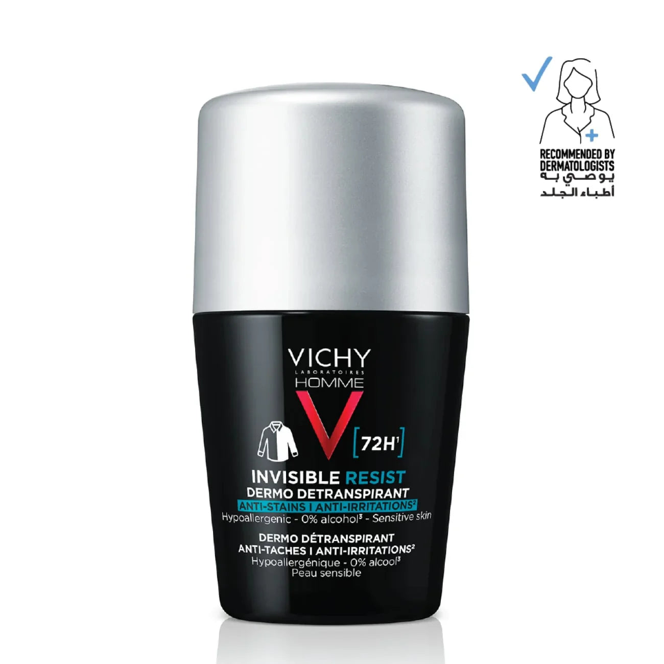 Vichy Invisible Resist Deodorant for Men 72 Hours - Medaid International