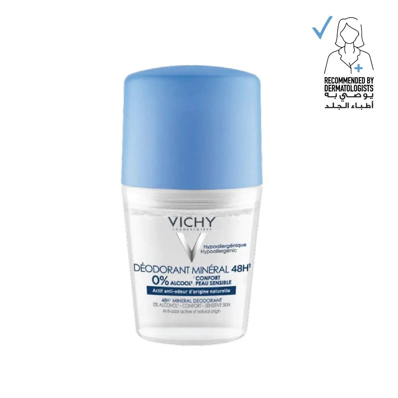 Vichy 48H Mineral Deordorant Roll-On - Medaid International