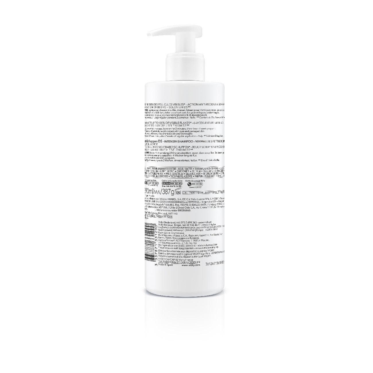 VICHY Dercos Anti-Dandruff DS Advanced Action Shampoo - Normal to Oily Hair - Medaid International