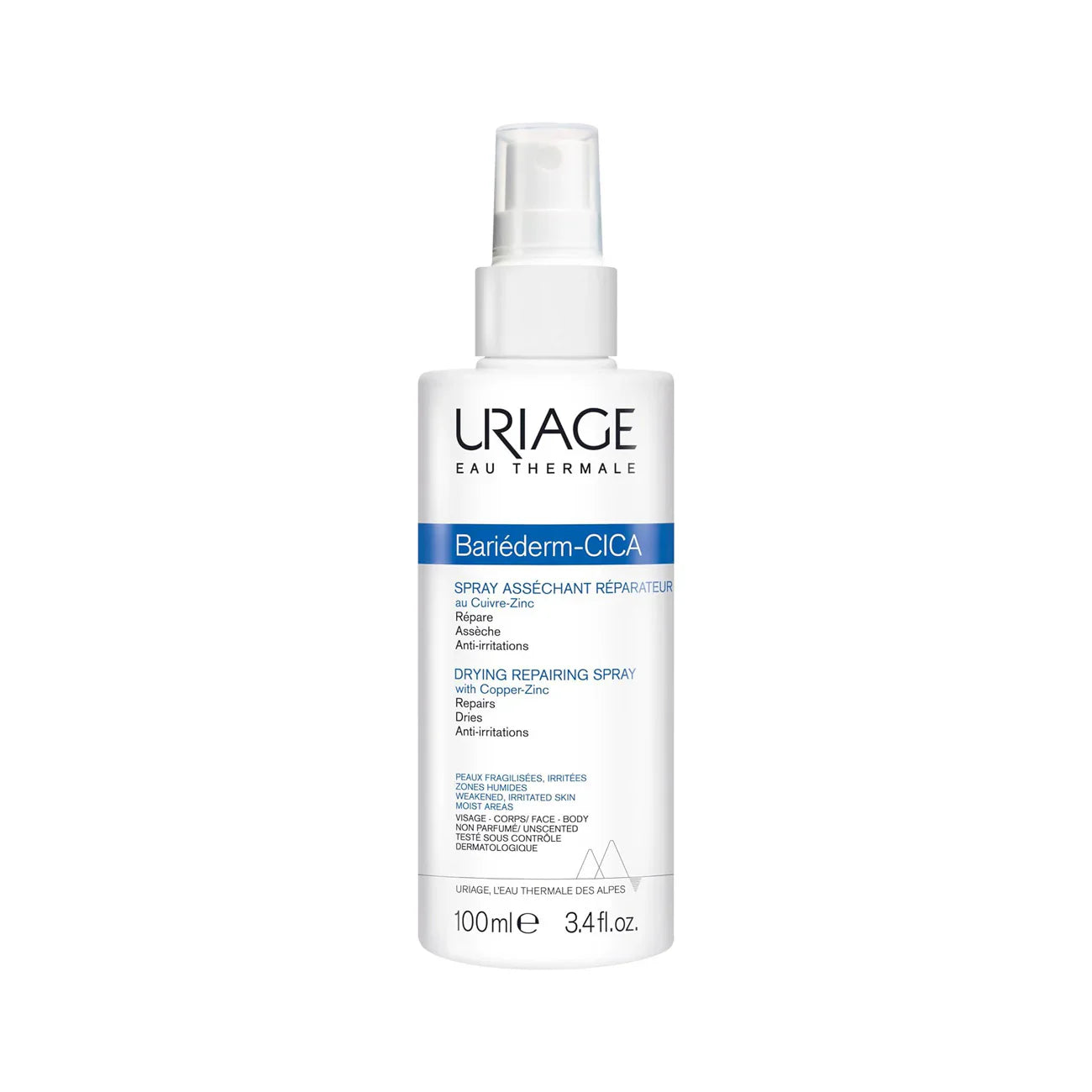 URIAGE Bariéderm Drying Repairing Cica Spray with CuZn - Medaid International