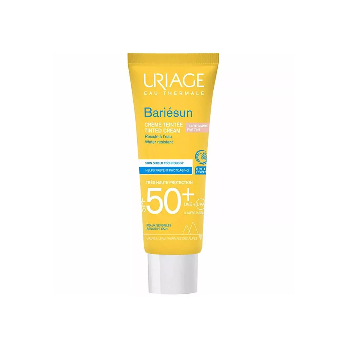 URIAGE Bariésun Tinted Cream Very High Protection SPF50+ Anti-Shine Texture Ultra-Dry Finish - Sensitive Skin - Medaid International