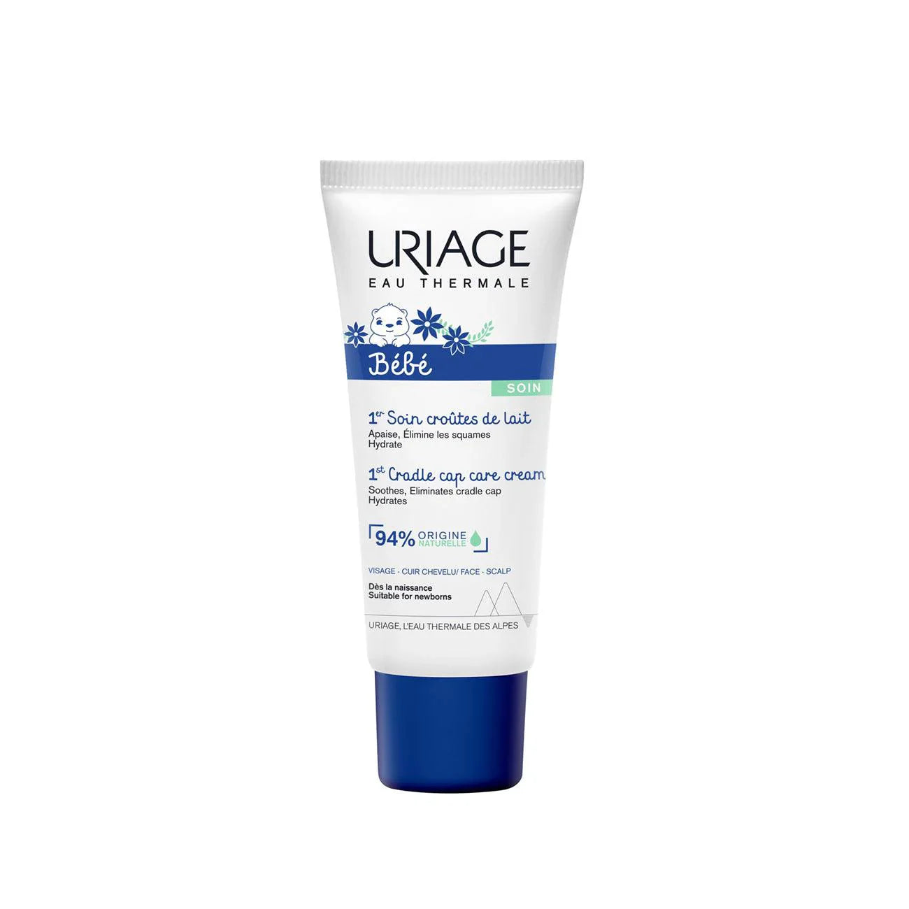 URIAGE BEBE 1st Cradle Cap Care Cream - Face, Scalp - 40ML - Medaid International
