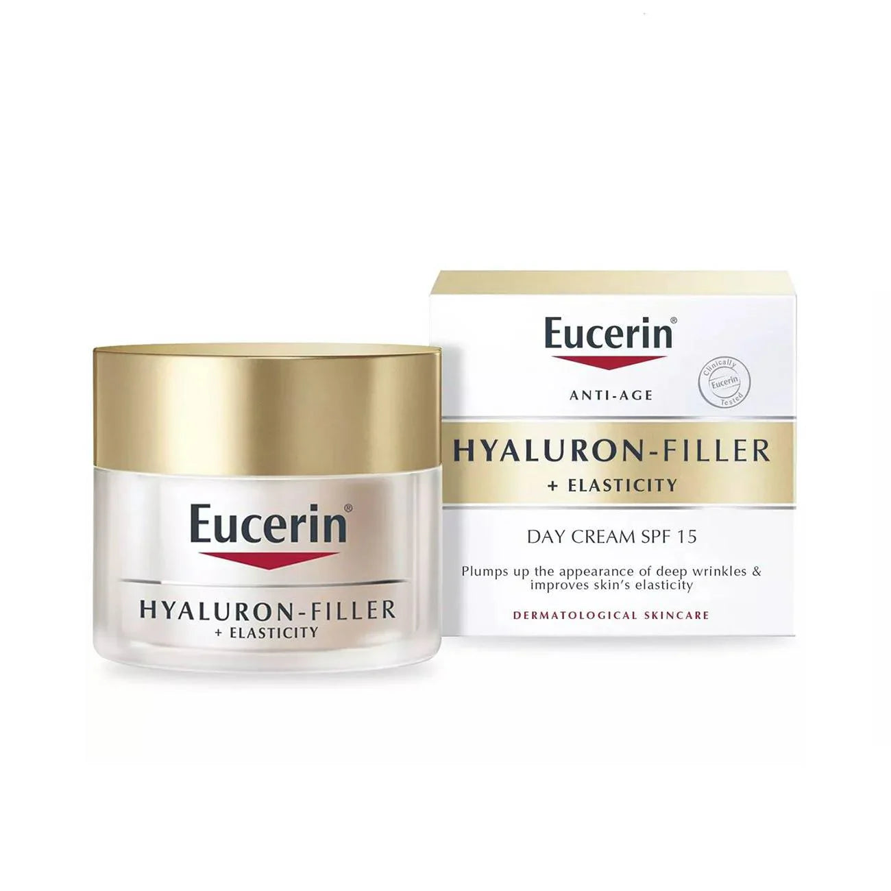 EUCERIN Hyaluron-Filler + Elasticity Anti Age Day Cream SPF15 - Medaid International